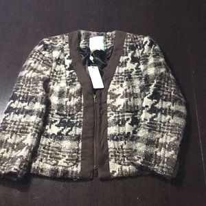 Houndstooth blazer